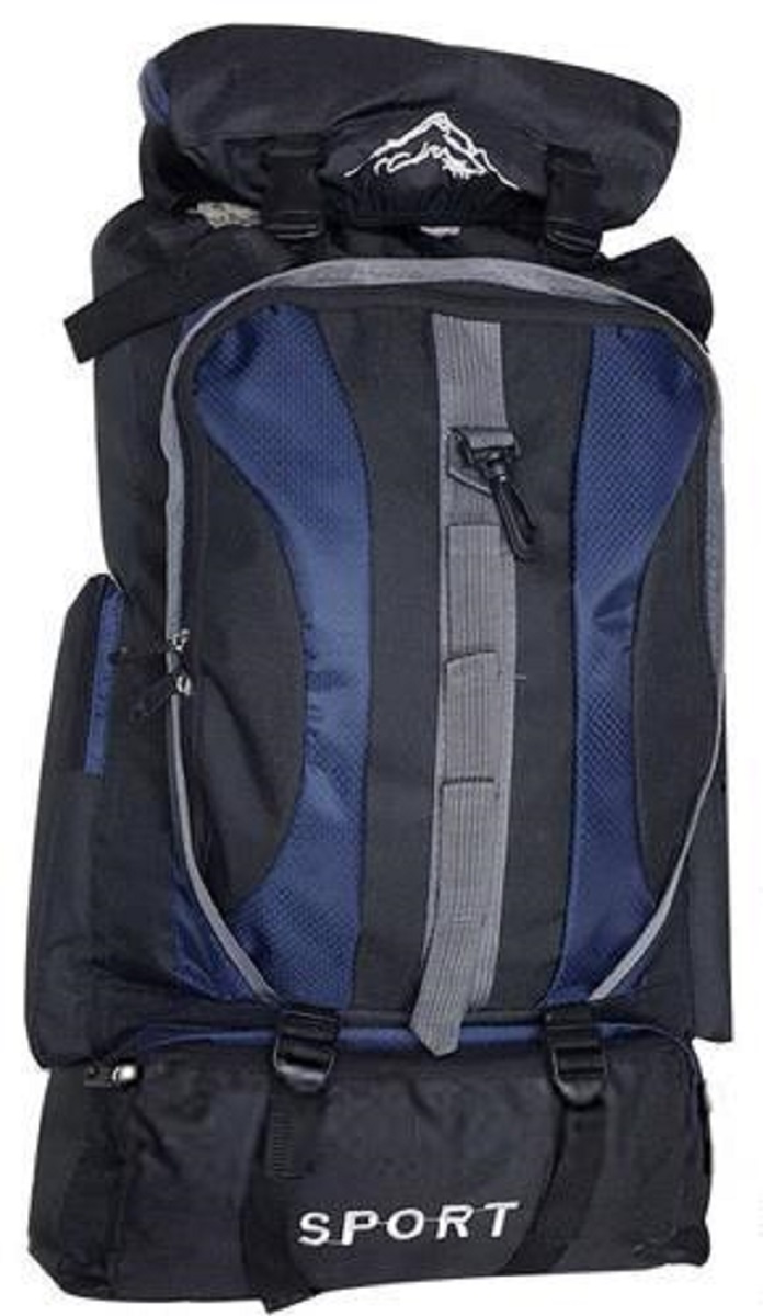 

Рюкзак туристический Sports fashion 50 л черно-синий (R501932)