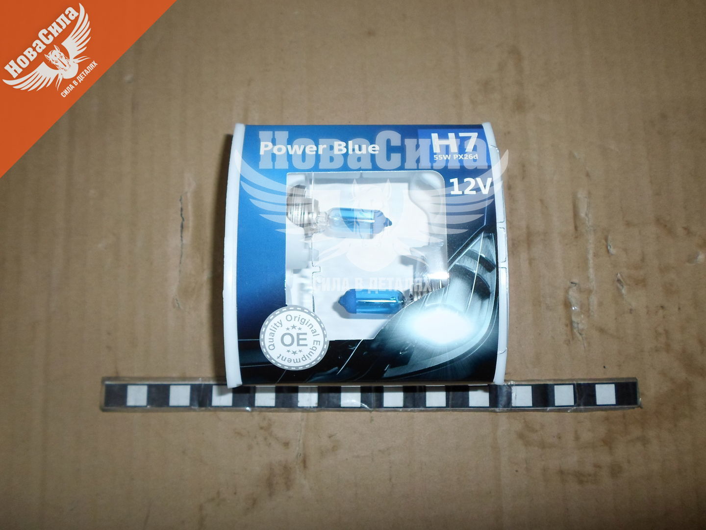 

Лампочка галогенная H7 PX26d 12V-55Вт (Brevia) 4200K (Power Blue) (кт. 2шт.) 12070PBS