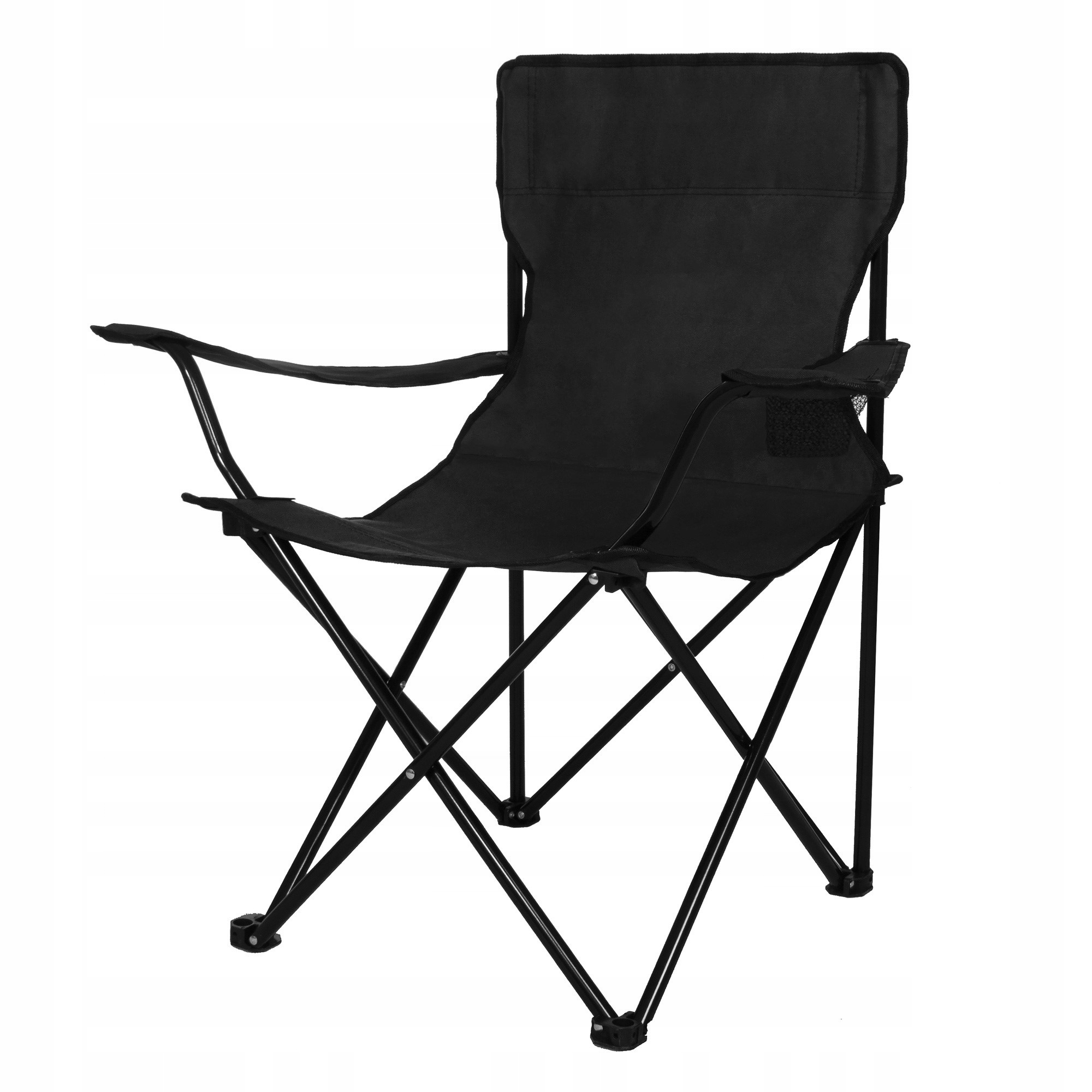 

Складное туристическое кресло CS0001 Springos 80x76х49 см (sad0000595) Черный