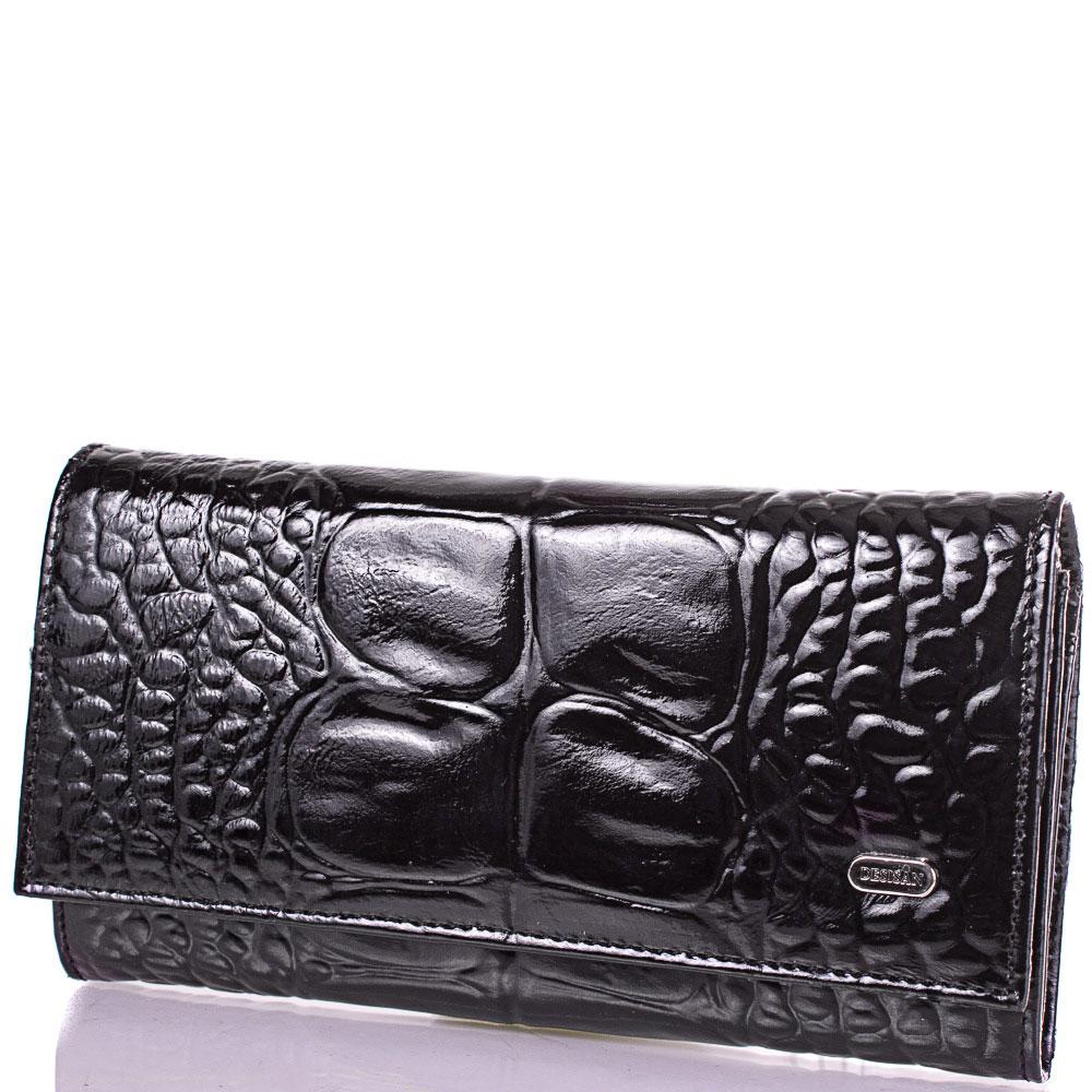 

Кожаный кошелек женский Desisan 19,3х10,5х3,5 см Черный