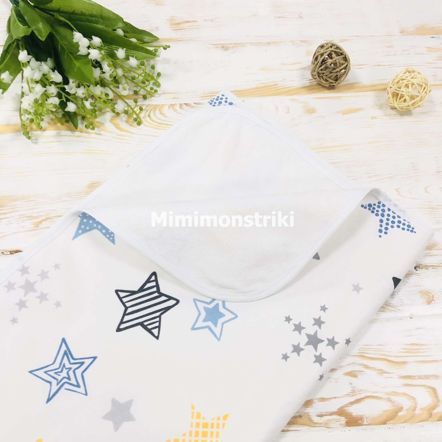 

Непромокаемая двусторонняя детская пеленка 100*80 см Lukoshkino® разноцветный (NP-149)