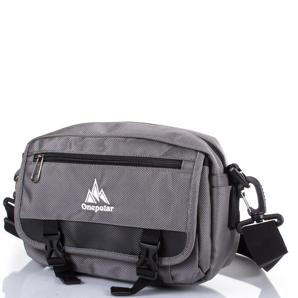 

Спортивная сумка мужская Onepolar 25х16х9 см (sum0008061) Серый