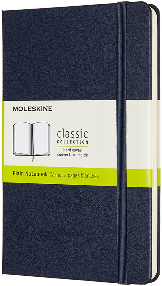 

Записная книга Moleskine Classic 11,5 х 18 см 192 страницы без линовки Сапфир (8058647626680)