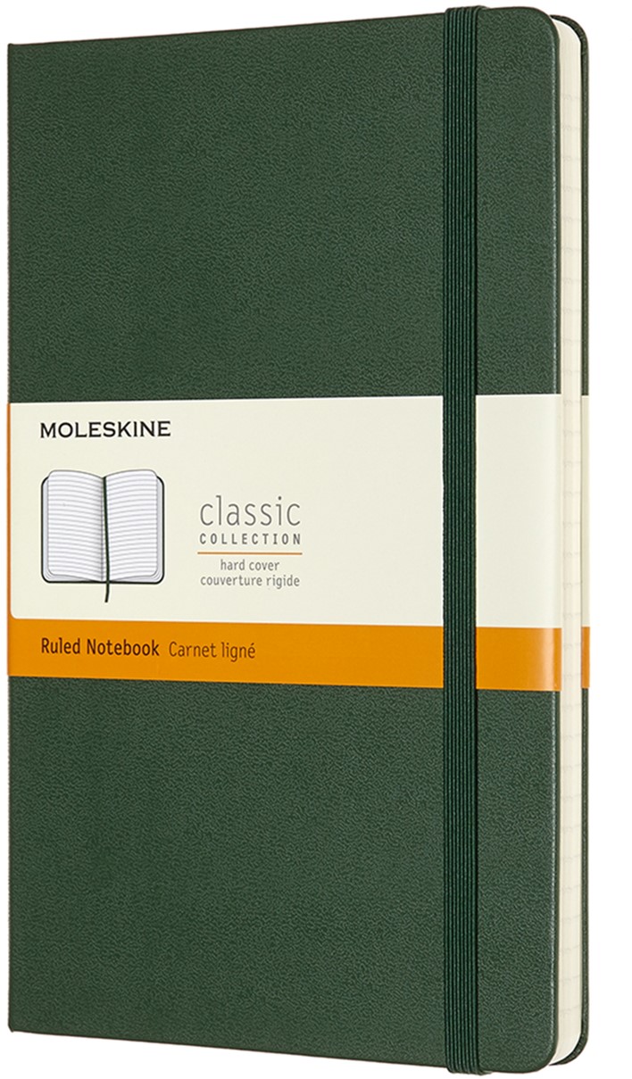 

Записная книга Moleskine Classic 13 х 21 см 240 страниц в линейку Миртовый Зелёный (8058647629063)