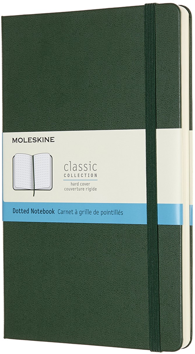 

Записная книга Moleskine Classic 13 х 21 см 240 страниц в точку Миртовый Зелёный (8058647629094)