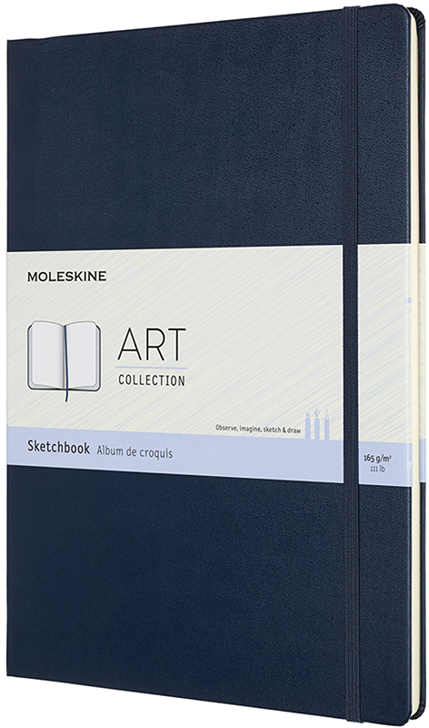 

Скетчбук Moleskine Art для Рисования А4 96 страниц без линовки Сапфир (8058647626727)
