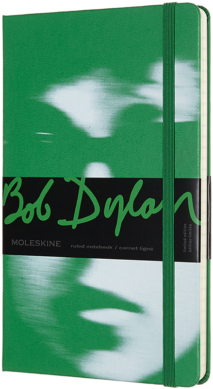 

Записная книга Moleskine Bob Dylan 13 х 21 см 240 страниц в линейку Зелёная (8053853600516)