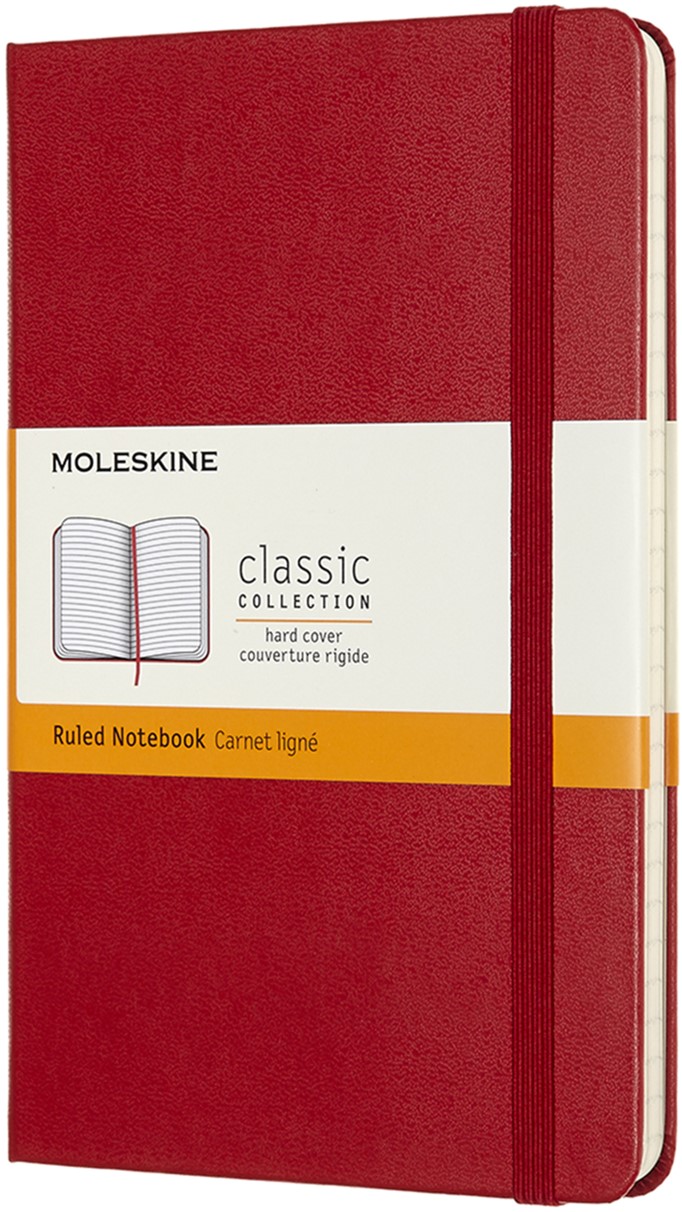 

Записная книга Moleskine Classic 11,5 х 18 см 192 страницы в линейку Красная (8058647626628)