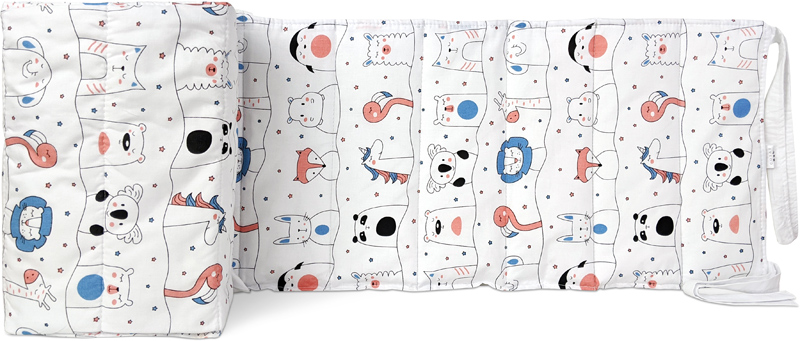 

Бортик в детскую кроватку Cosas Animals Cord 30х180 (WeltBed_Animals Cord)
