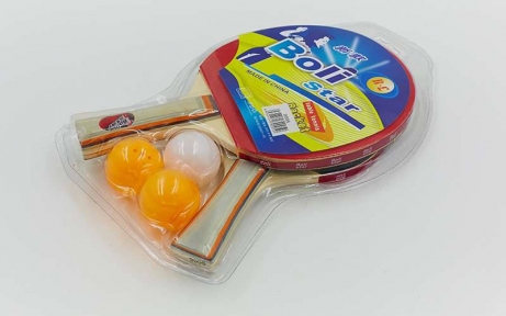 

Набор для настольного тенниса 2 ракетки, 3 мяча Boli Star MT-9005 (PL0017646)