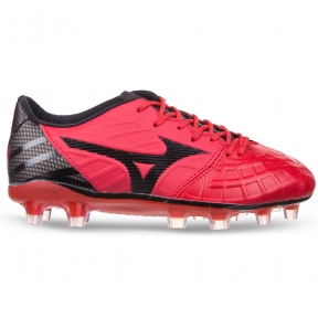 

Бутсы футбольная обувь кожанная MIZUNO 1762 р-р 45 Красный-черный