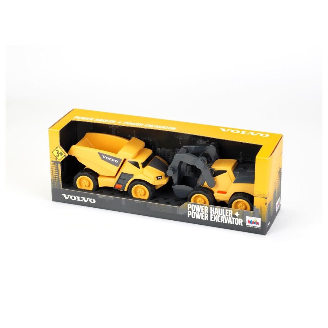 

Набор игрушечных машинок самосвал и экскаватор Klein Volvo Hot Wheels Маленький строитель (2416)