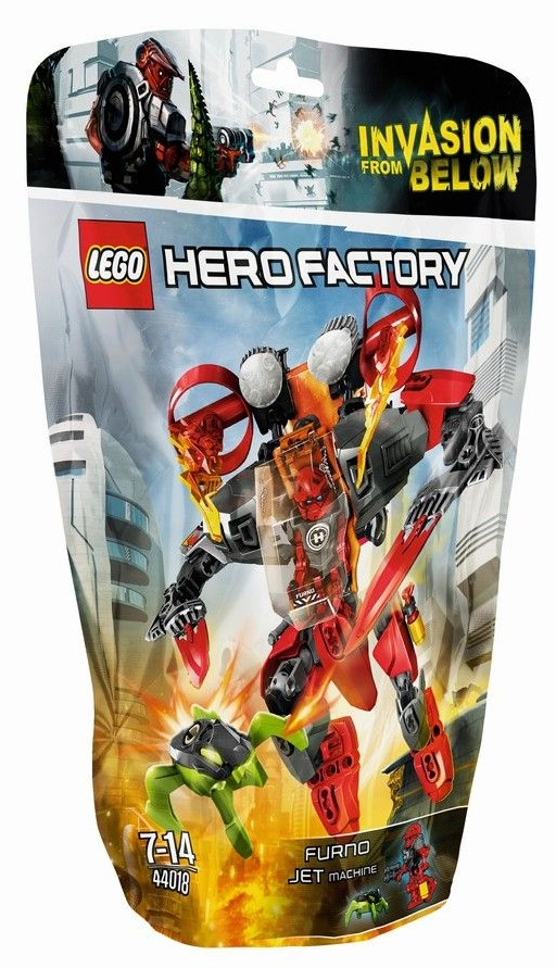 

Lego Hero Factory Реактивная машина Фурно 44018