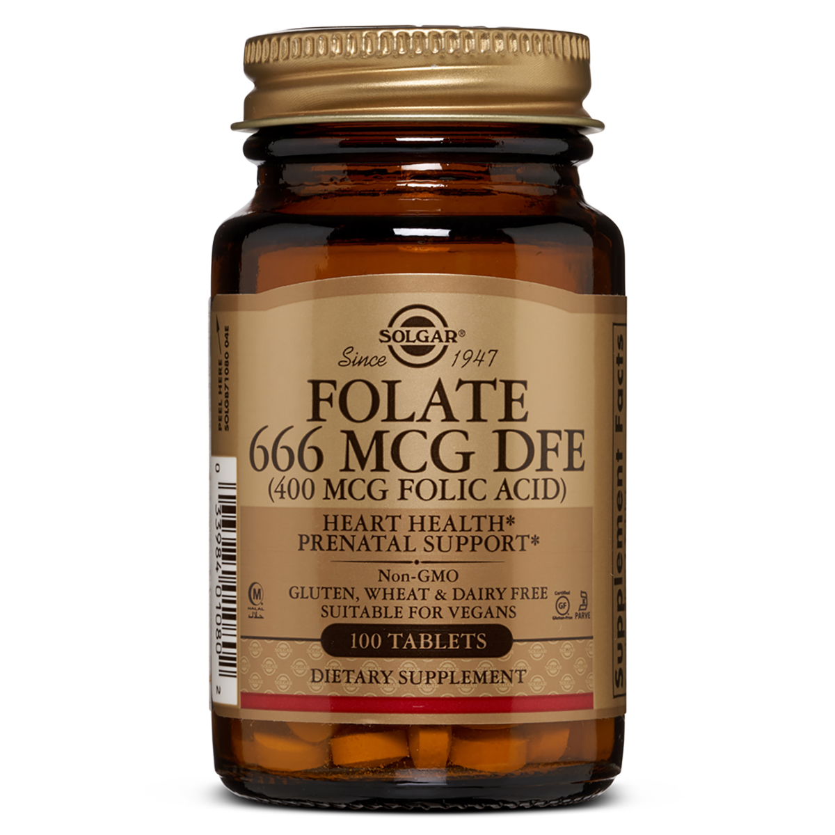 

Витамины Solgar Фолиевая Кислота (В9) Folic Acid 400 мкг 100 таблеток