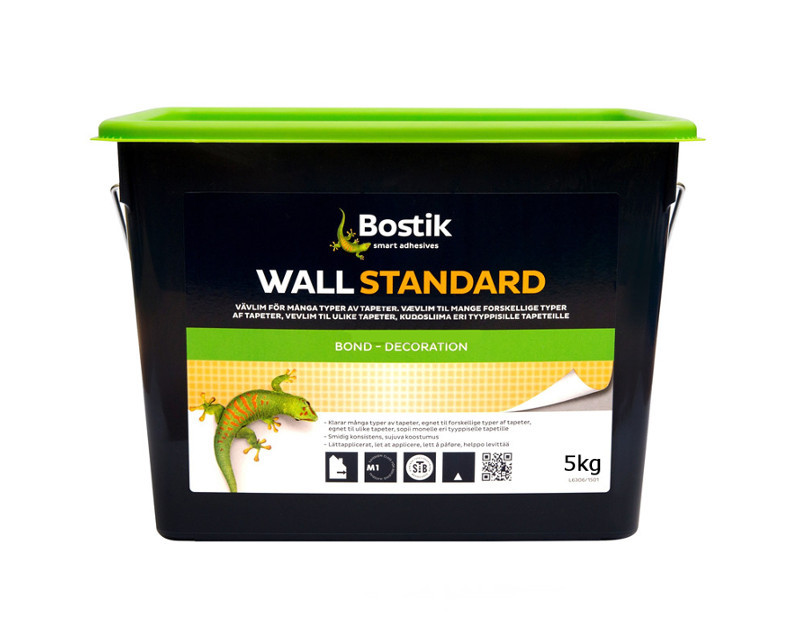 

Клей дисперсионный BOSTIK WALL STANDART 70 для стеклохолста и стеклообоев 5кг