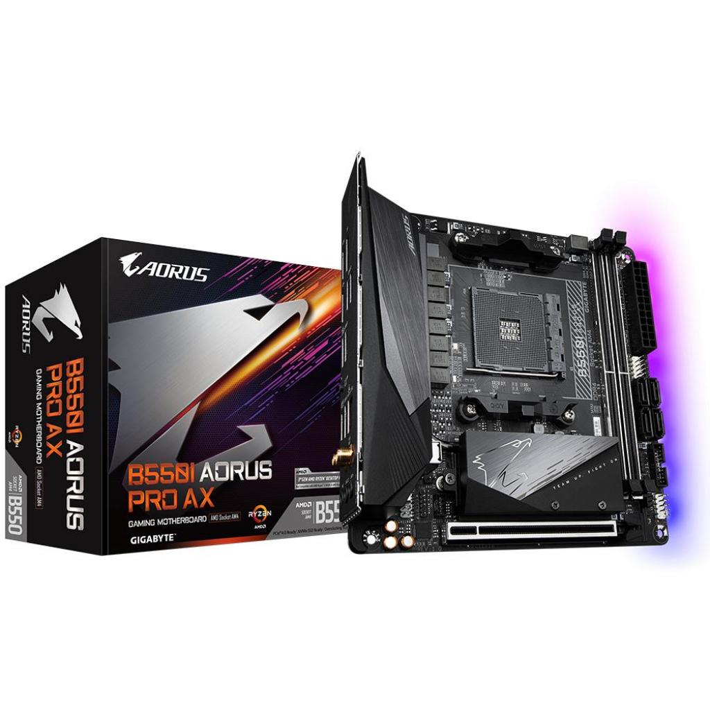 

Материнская плата GIGABYTE B550I AORUS PRO AX