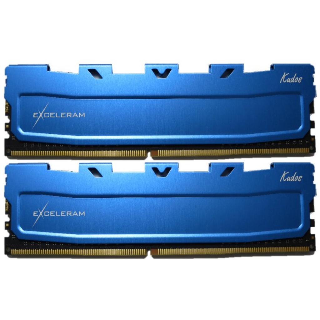 

Модуль памяти для компьютера DDR4 16GB (2x8GB) 2400 MHz Blue Kudos eXceleram (EKBLUE4162417AD)