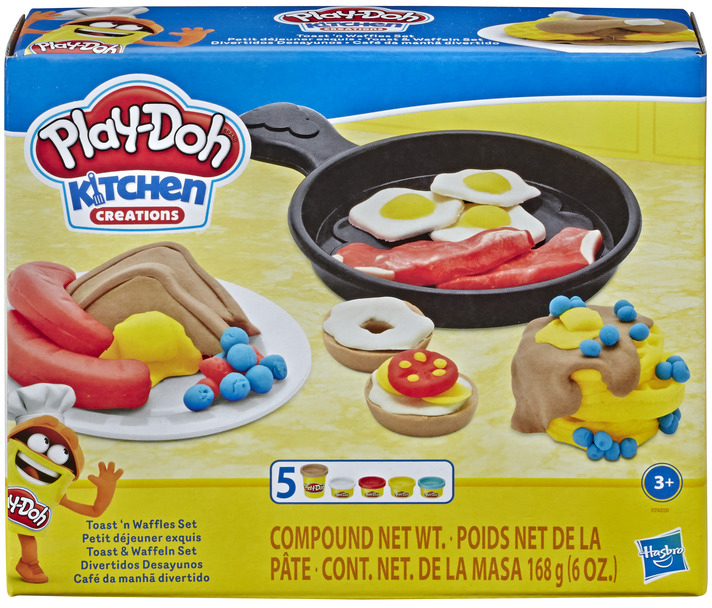 

Игровой набор Hasbro Play-Doh Тосты и вафли (E7253_E7254)