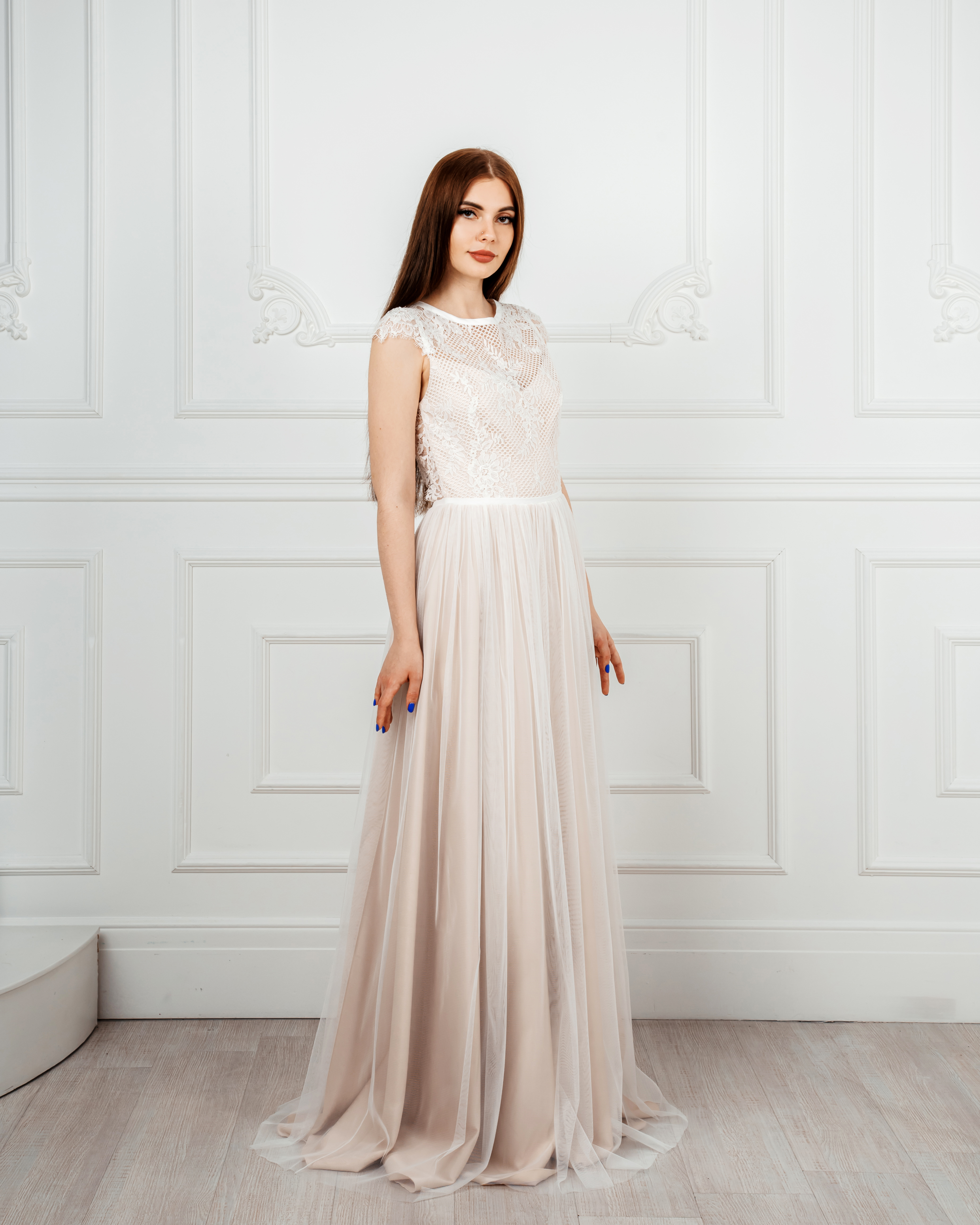 

Свадебное платье ANGEL FASHION DRESS KEI 44 молочный