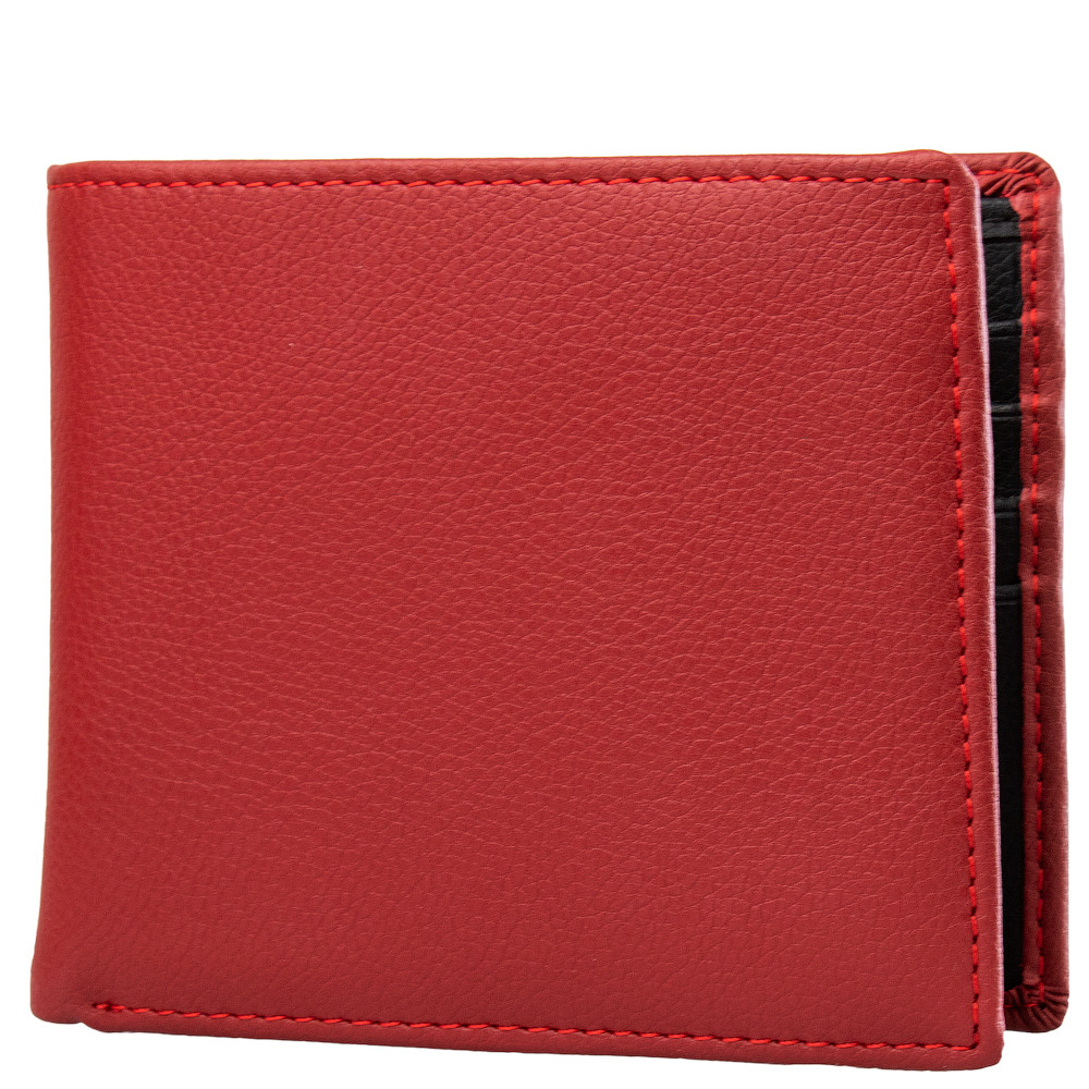 

Кожаный кошелек мужской Smith&Canova 11,5х9,5х3 см Красный