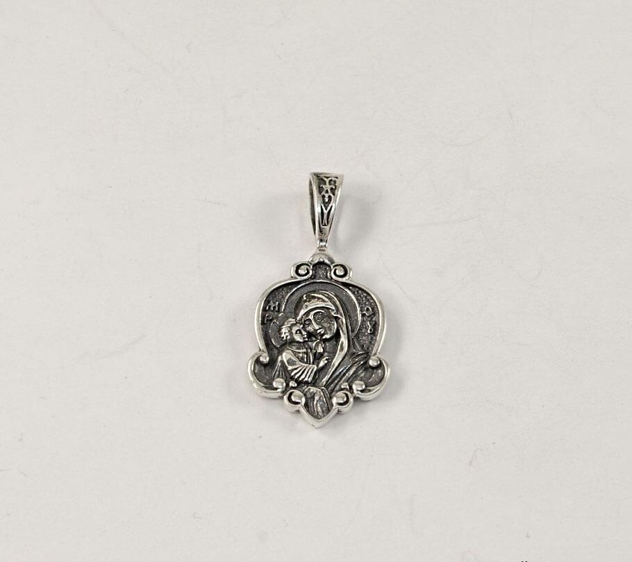 

Иконка на шею матерь Божья Maxi Silver 7557