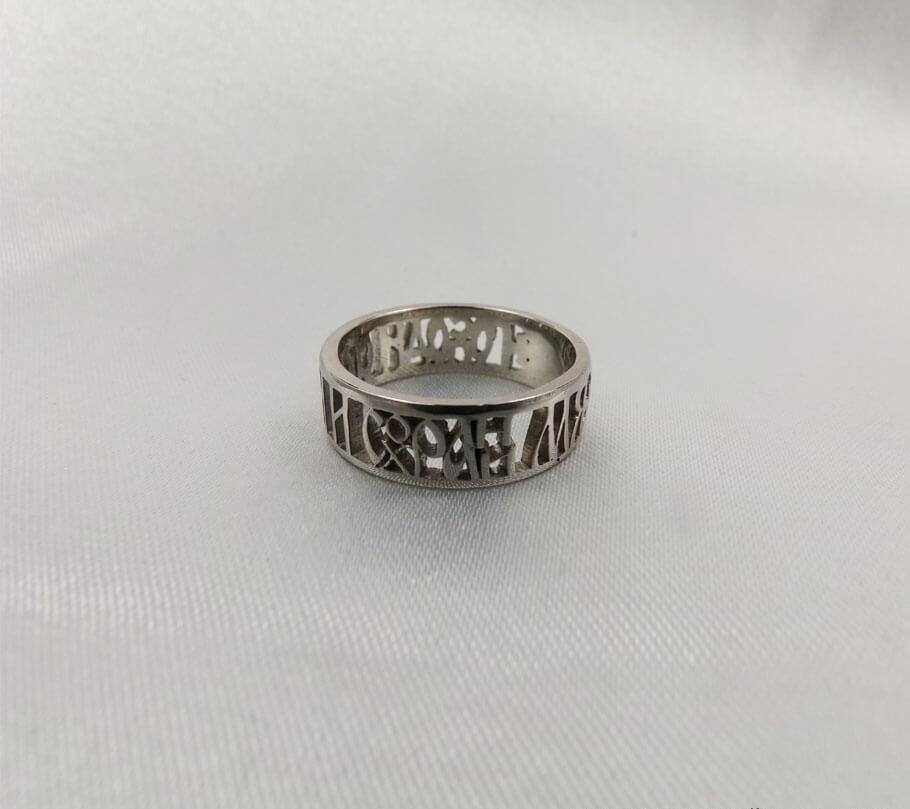 

Кольцо спаси и сохрани Maxi Silver 5359 ZL, размер 15.5