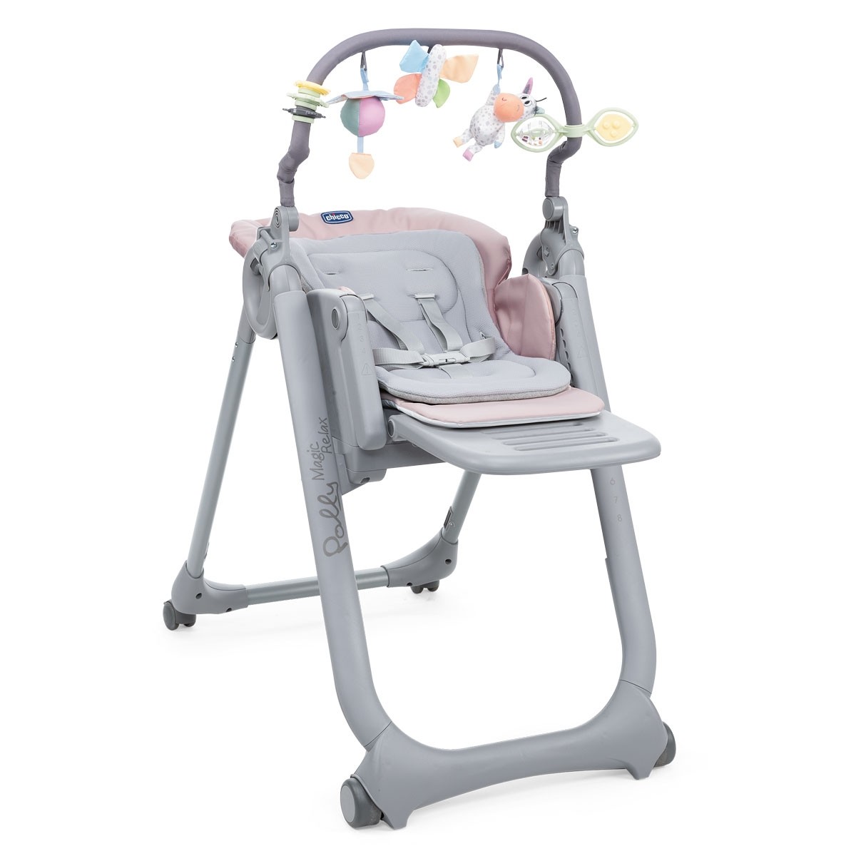 

Стульчик для кормления Chicco Polly Magic RELAX, цв. 65/Pink (1113531)