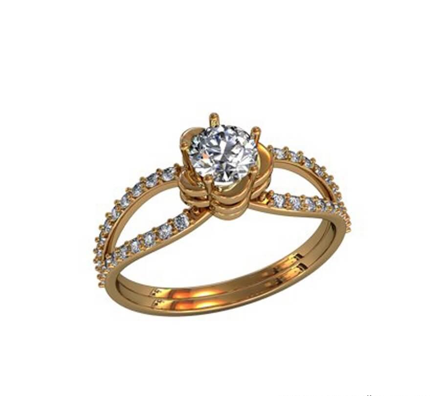 

Кольцо женское цветочек Maxi Silver 7645 ZL, размер 18