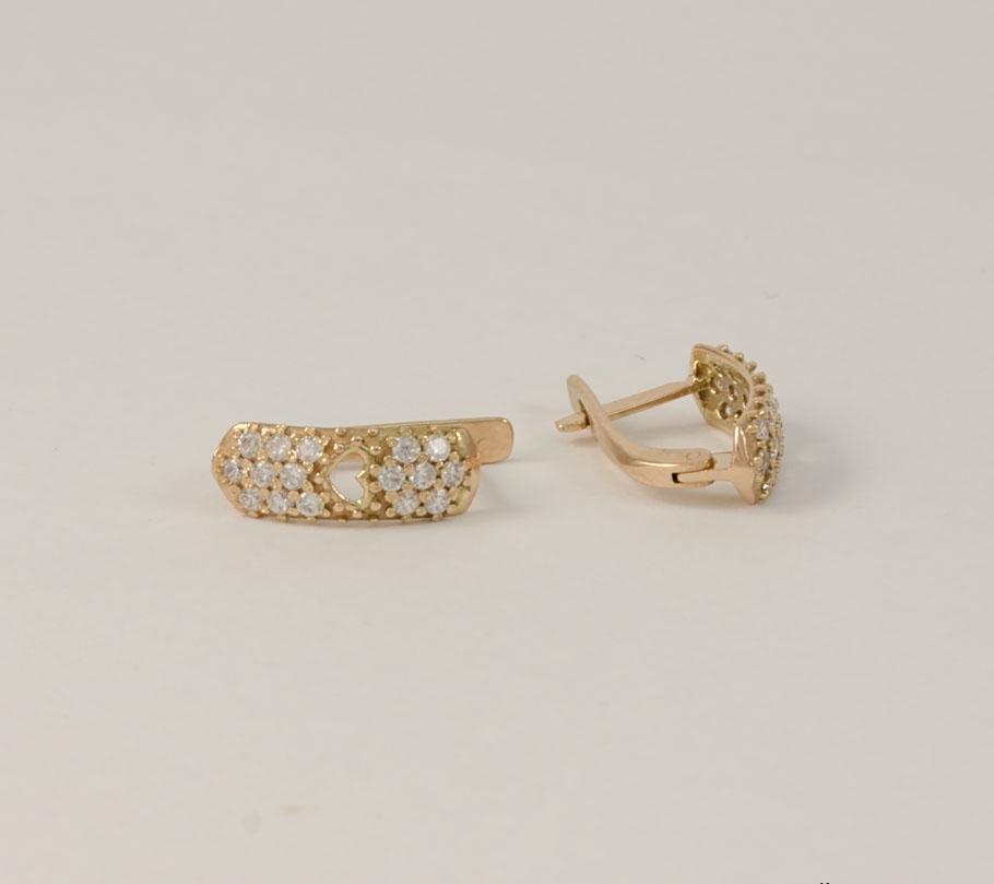 

Серьги в форме сердца Maxi Silver 7605
