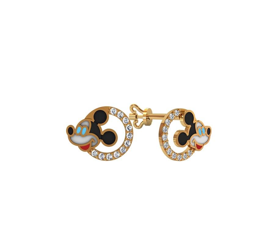 

Сережки Микки Маус Maxi Silver 8424