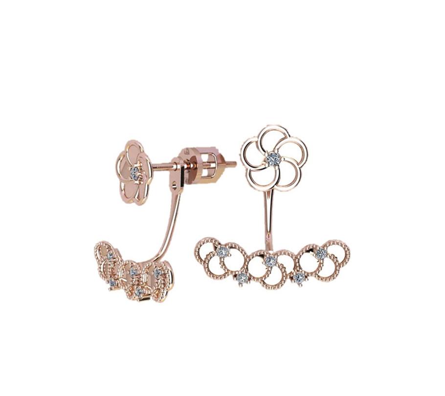 

Серьги каффы Maxi Silver 8507