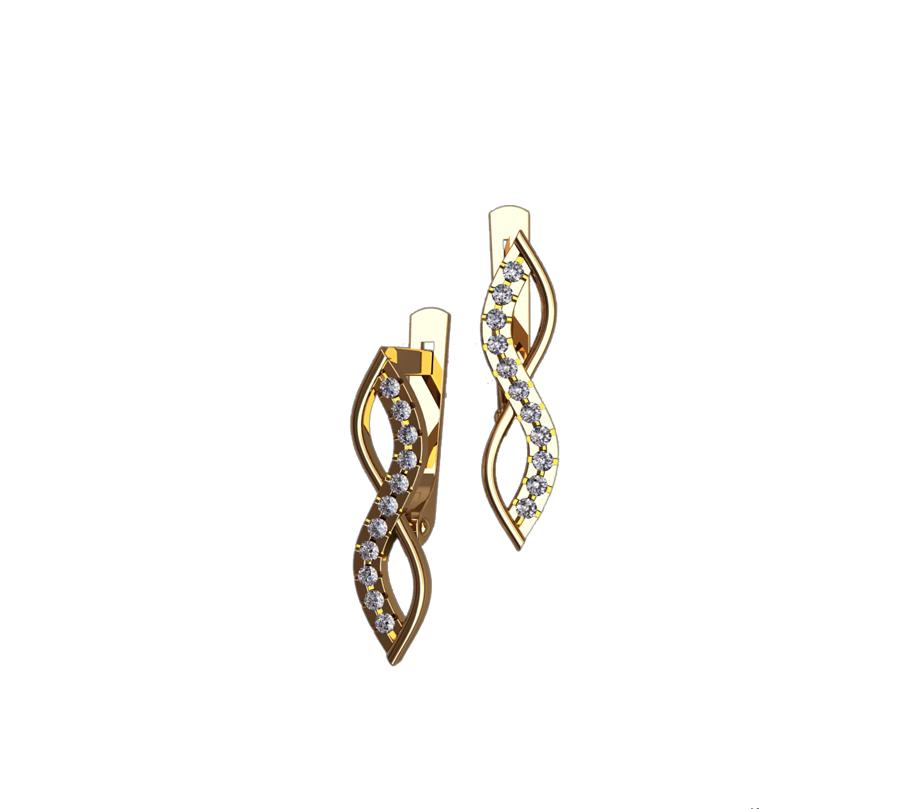 

Серьги бесконечность Maxi Silver 3922