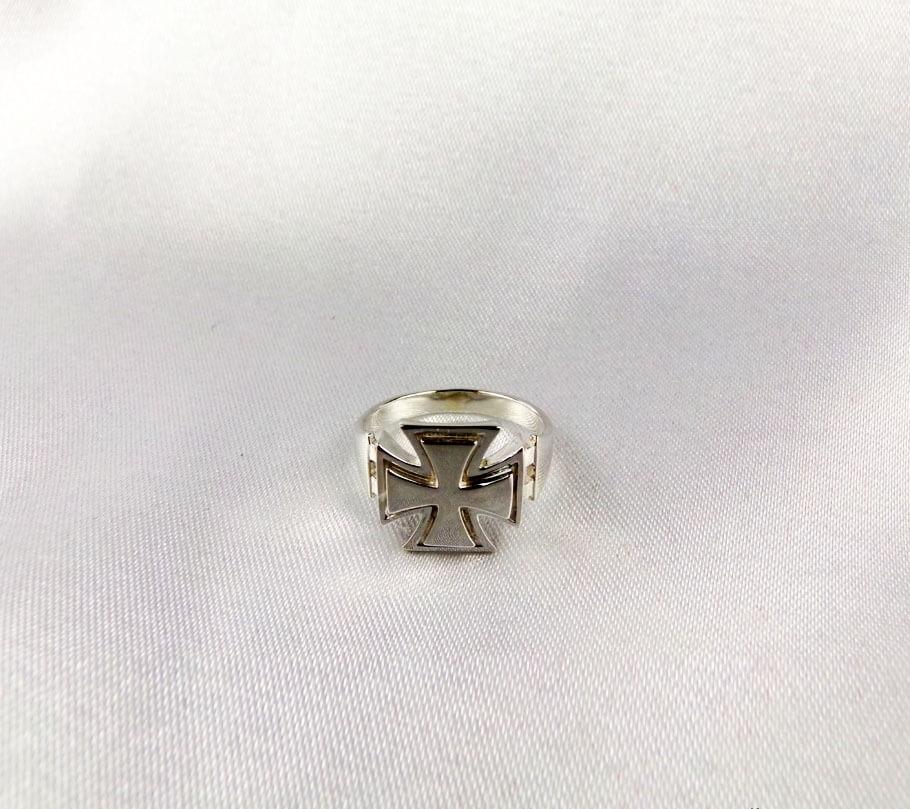 

Печатка Мальтийский крест Maxi Silver 2700 ZL, размер 16