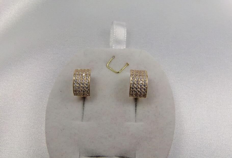 

Сережки женские с камнями Maxi Silver 4957