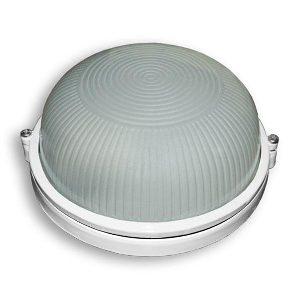 

Светильник Ecostrum стекло-металл белый Е27 100W 240х110мм IP54 (01-71-73)