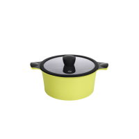 

Кастрюля RINGEL Zitrone с крышкой D24 см 12 см 4.2л Алюминий RG-2108-24/1