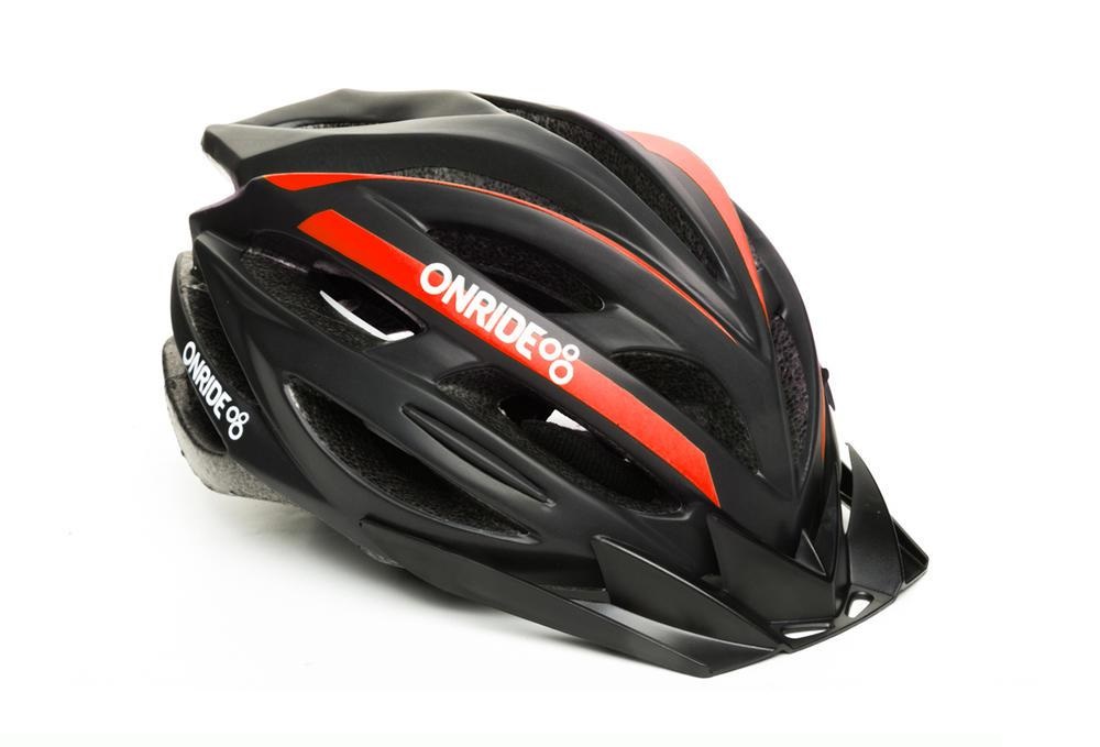

Шлем ONRIDE Grip матовый черно/красный L (58-61 см)