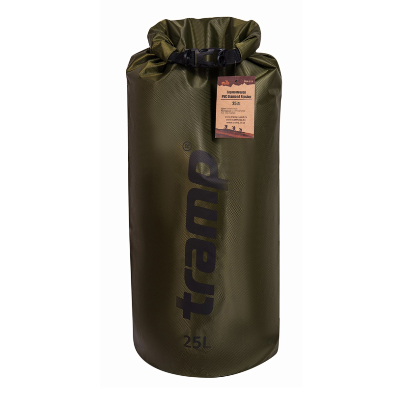 

Гермомешок Tramp TRA-118 (25л), оливковый