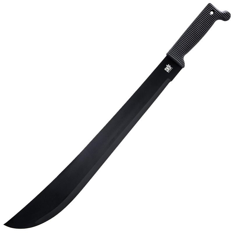 

Мачете Skif Latino 18" (длина: 600мм, лезвие: 450мм), черный, ножны нейлон
