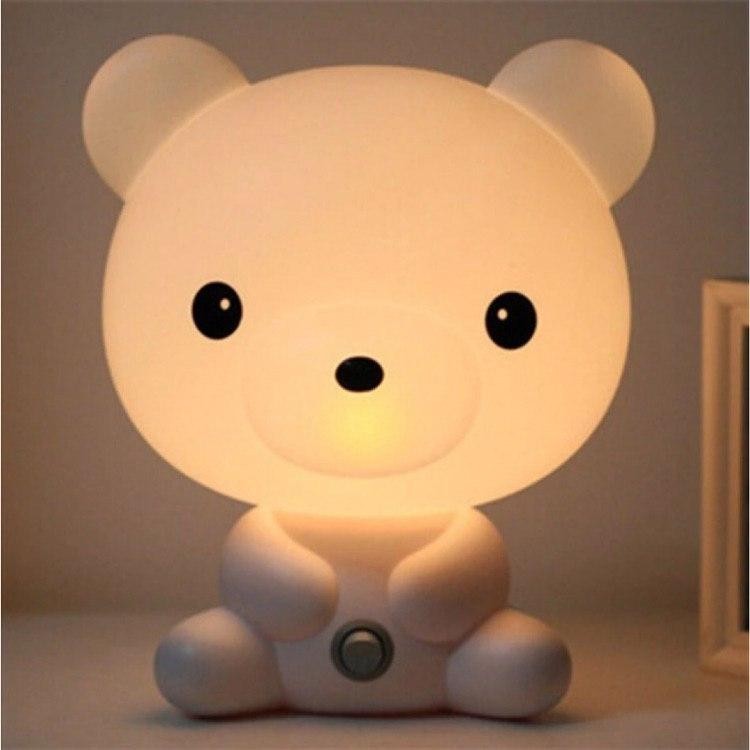 

Детский декоративный настольный светильник ночник Мишка Bear 220 В