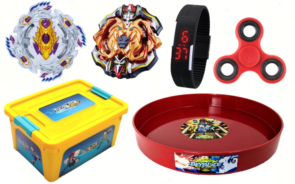 Набор Beyblade Арена для сражений + Бейблейд Бокс + Bloody Longinus B ...