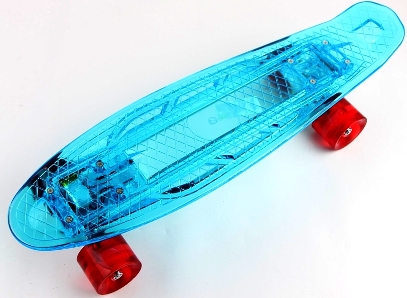 

Пенниборд Penny Board Light Side Blue с подсветкой
