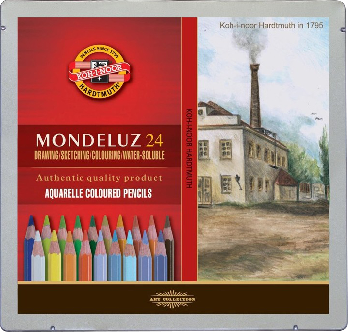 Акция на Карандаши цветные акварельные Koh-i-Noor Mondeluz Landscape 24 цвета (3724024013) от Rozetka UA