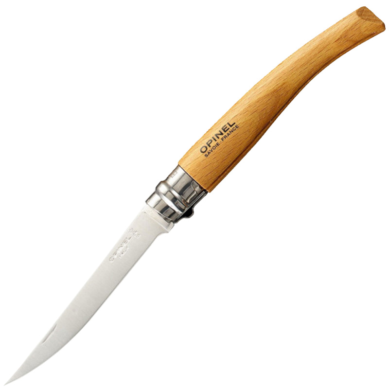 

Нож складной Opinel Effiles №10 (длина: 225мм, лезвие: 100мм), бук