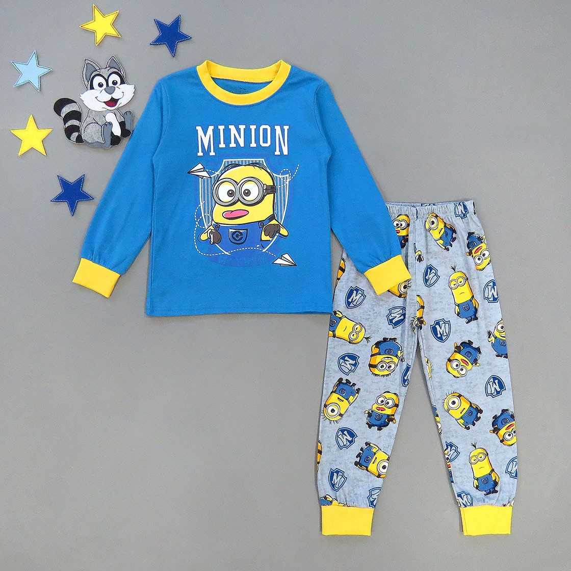 

Пижама Minions Natural Needs для мальчика 110 см Синяя 16958