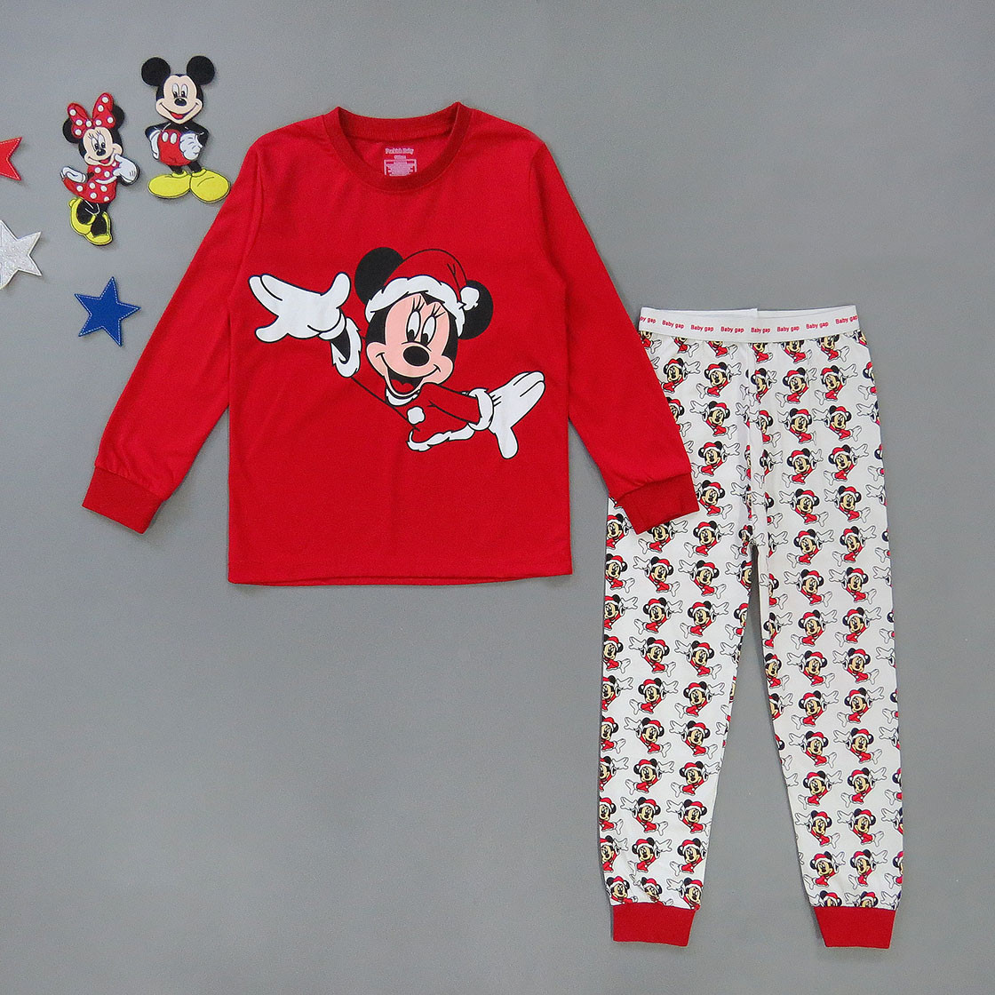 

Пижама Minnie Mouse Puckish Baby для девочки 120 см Красная с белым 16927