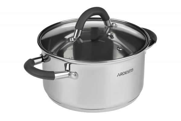 

Кастрюля Ardesto Gemini, стеклянная крышка, 3,6 л