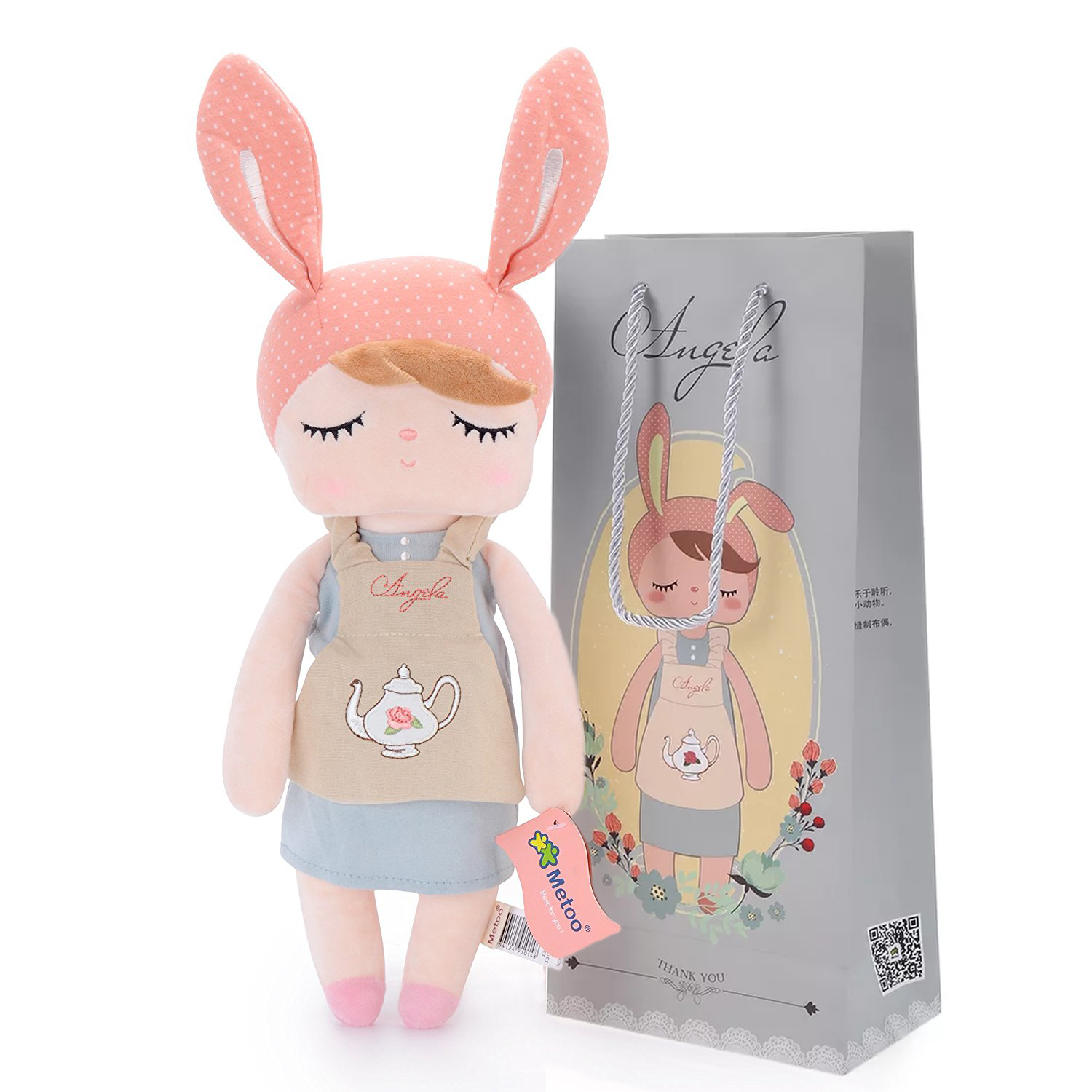

Мягкая игрушка Сплюшка Metoo Angela Retro Teapot 43см Бежевый (MT-A008)