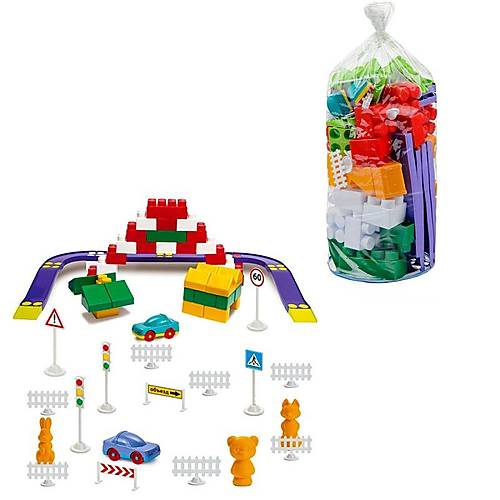 

Конструктор пластиковый №4 90 дет COLORPLAST (1-214)