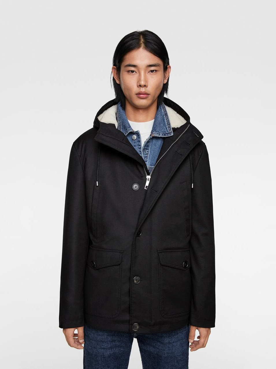 

Куртка Zara 0706/348/800 S Черная